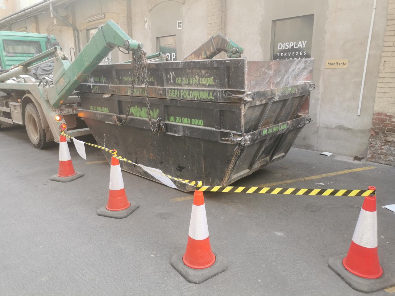 Konténeres sittszállítás referencia 8.