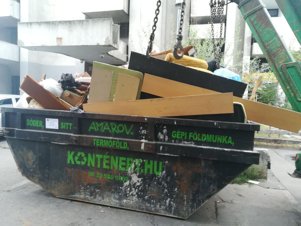 Konténeres sittszállítás referencia 15.